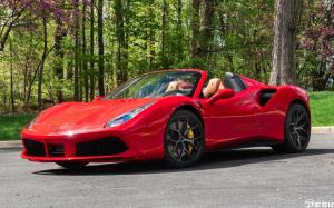Ferrari 488 Spider by Designo Motoring on Vossen Wheels (S21-01) 2019 года